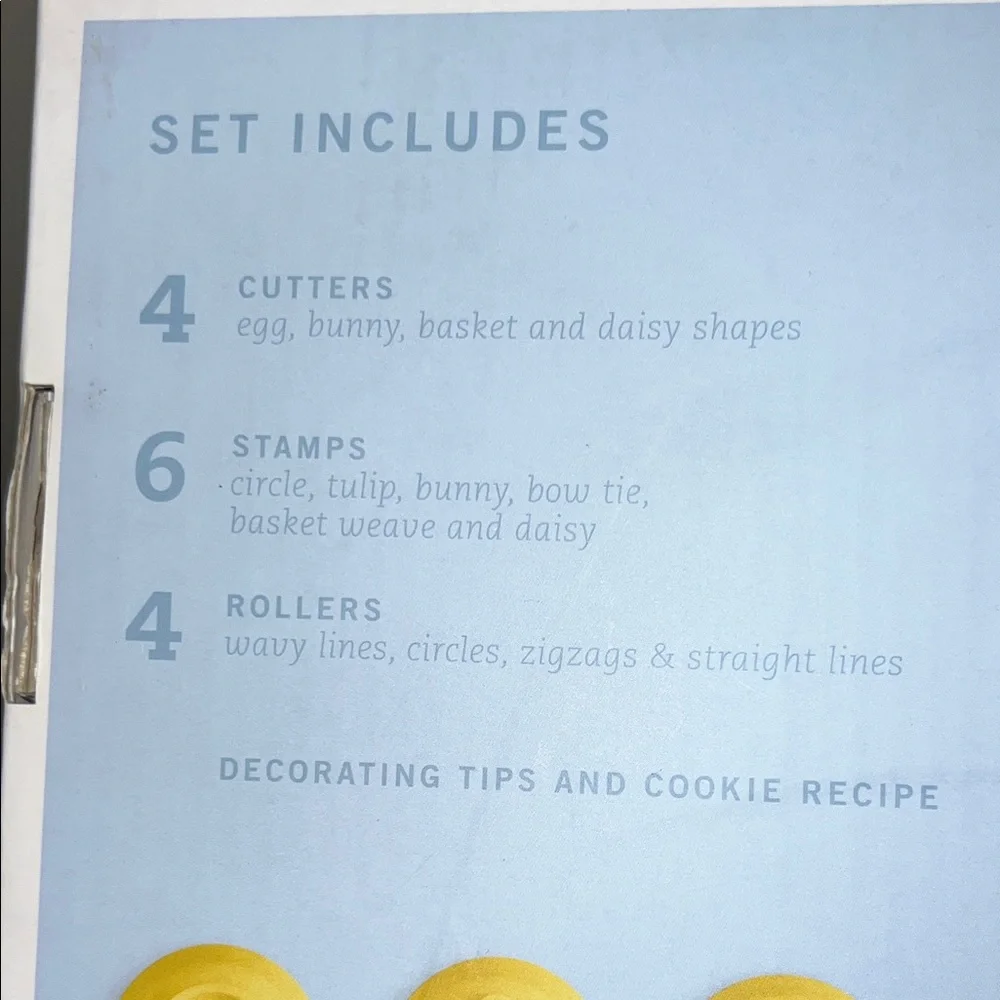 Williams Sonoma Pastel Easter Cookie Cutters